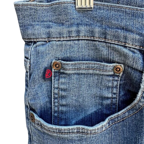 Z. Cavaricci Vintage Dumpster Girl Low Rise Blue Womens Bootcut Denim Jeans 13 - Picture 6 of 10